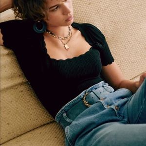 Very flattering brand new Sézane Anil jumper